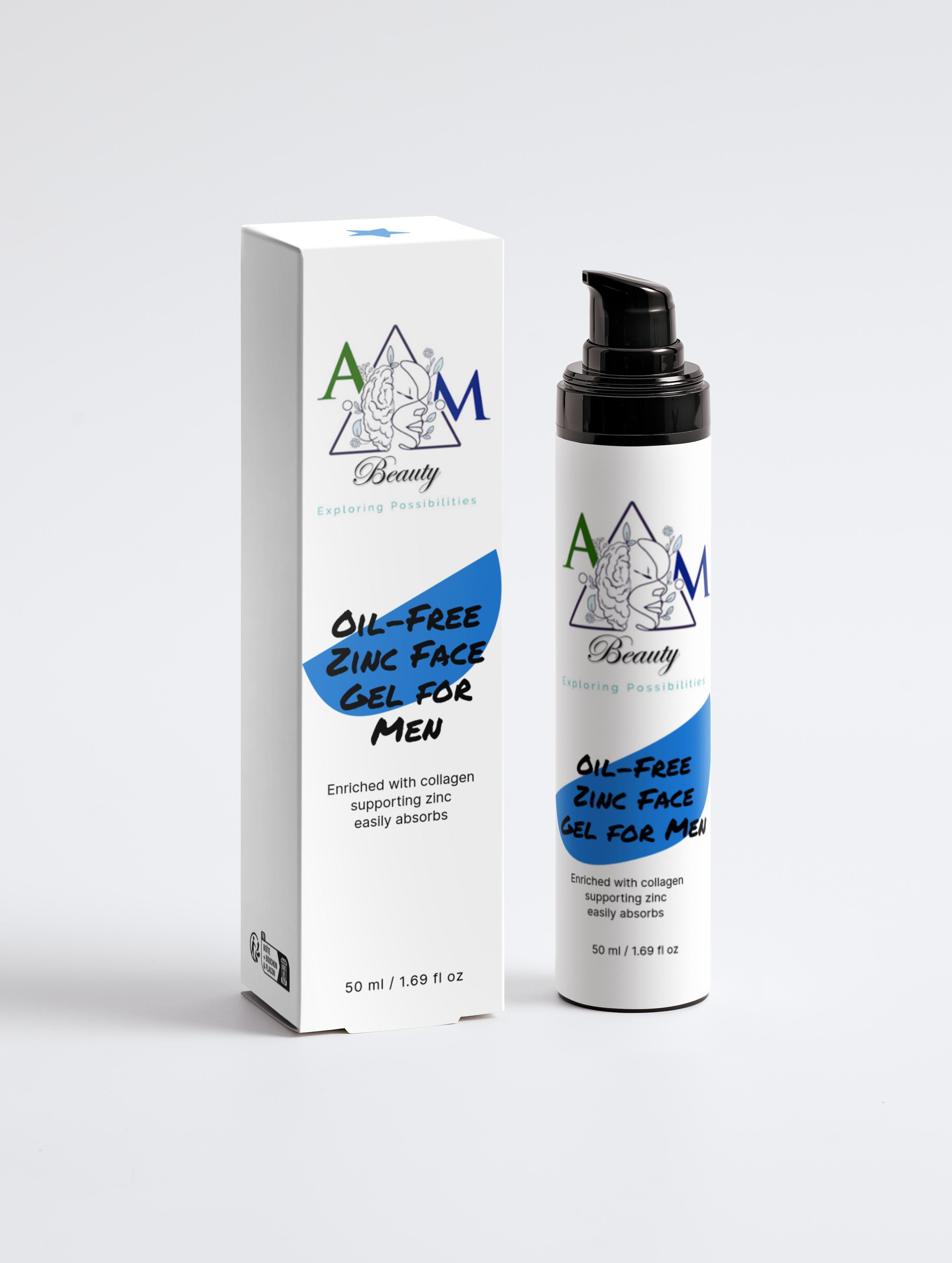 Oil-Free Zinc Face Gel for Men